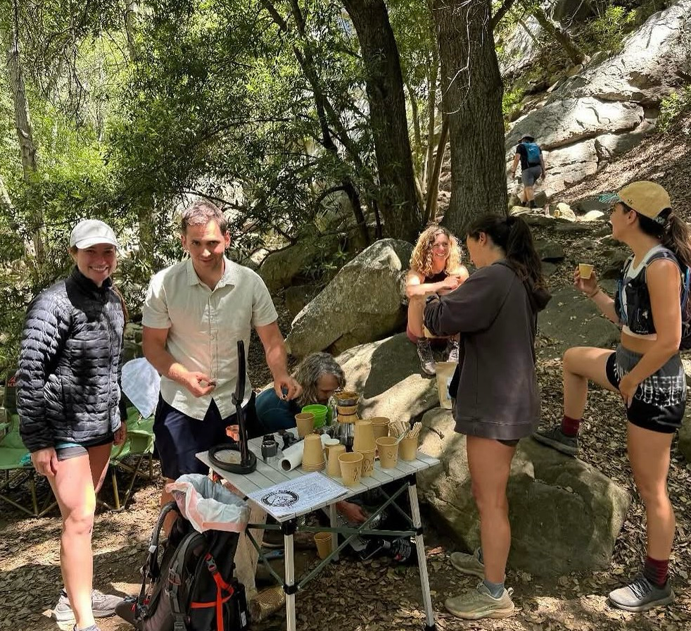 Backpacking Baristas pop-up on June 15, 2024