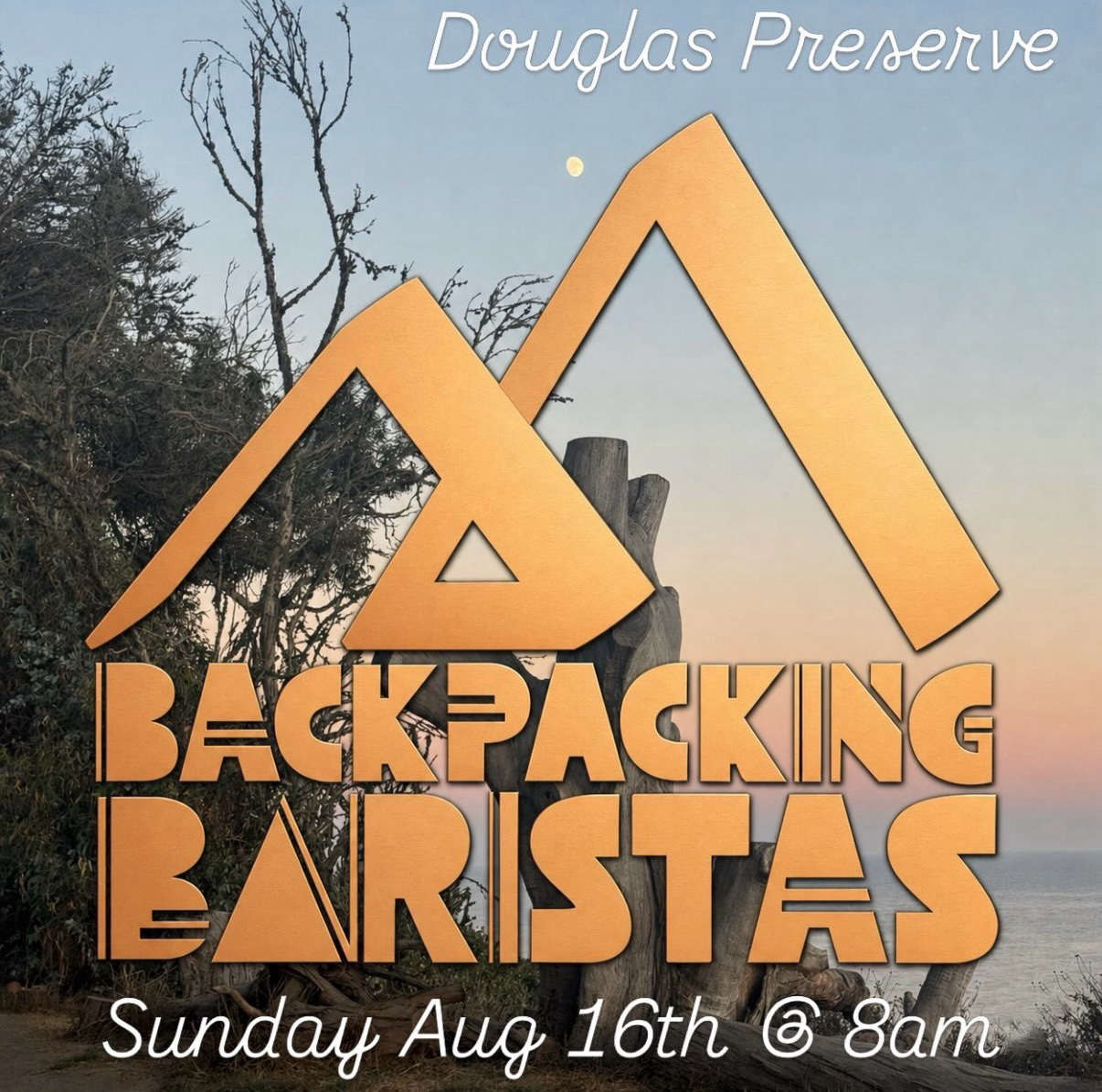 Backpacking Baristas pop-up on August 27, 2026